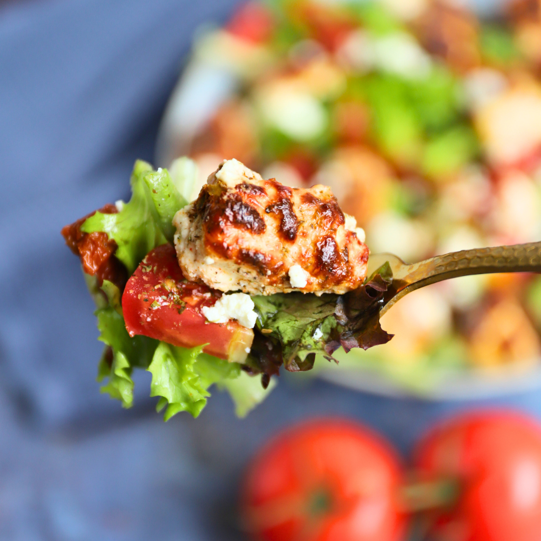 Low-Carb & Keto knusprig panierter Feta