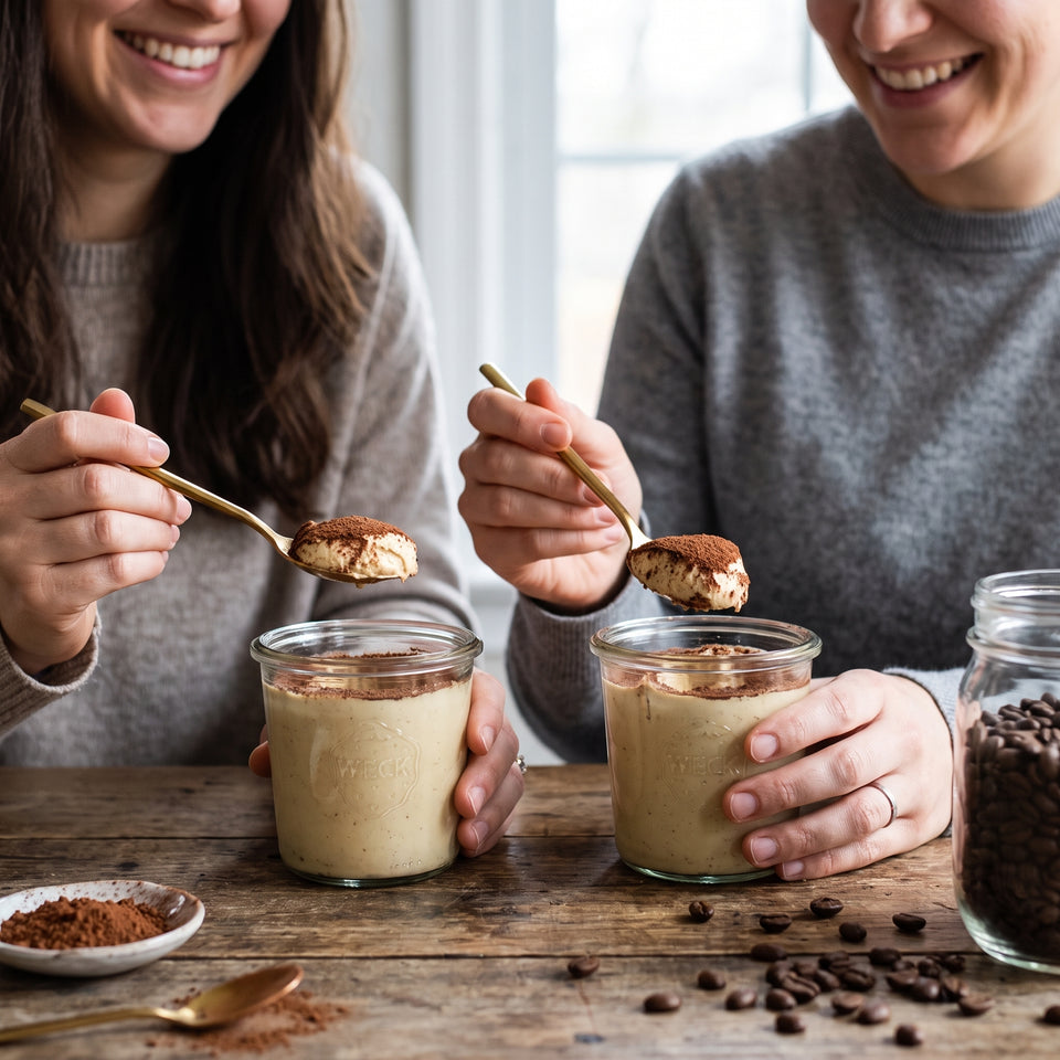 PROBEPACKUNG: Tiramisu Creme Dessert ohne Zucker  (80 g)