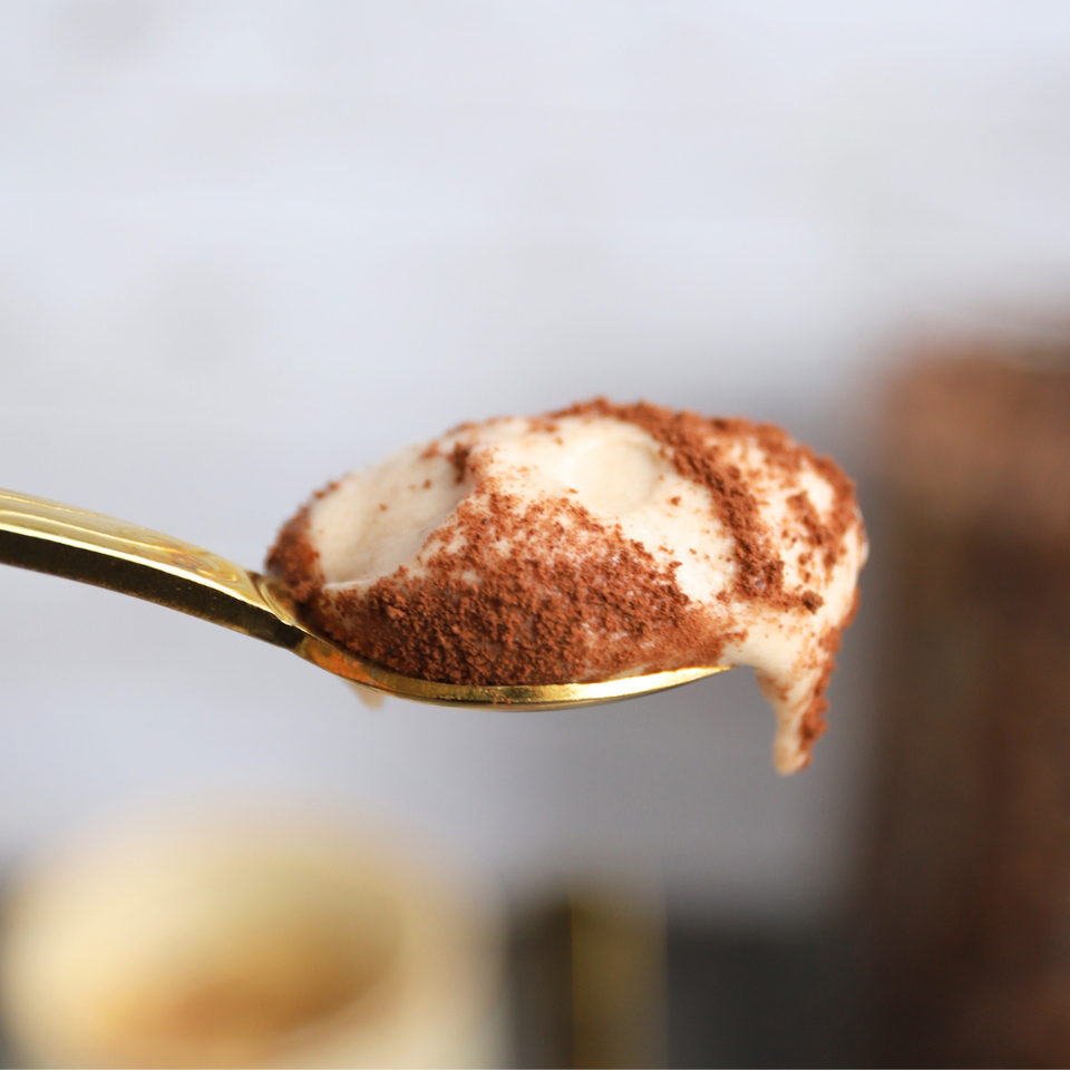 PROBEPACKUNG: Tiramisu Creme Dessert ohne Zucker  (80 g)