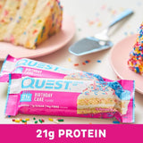 Birthday Cake Proteinriegel | Maxipack mit 12 Stück