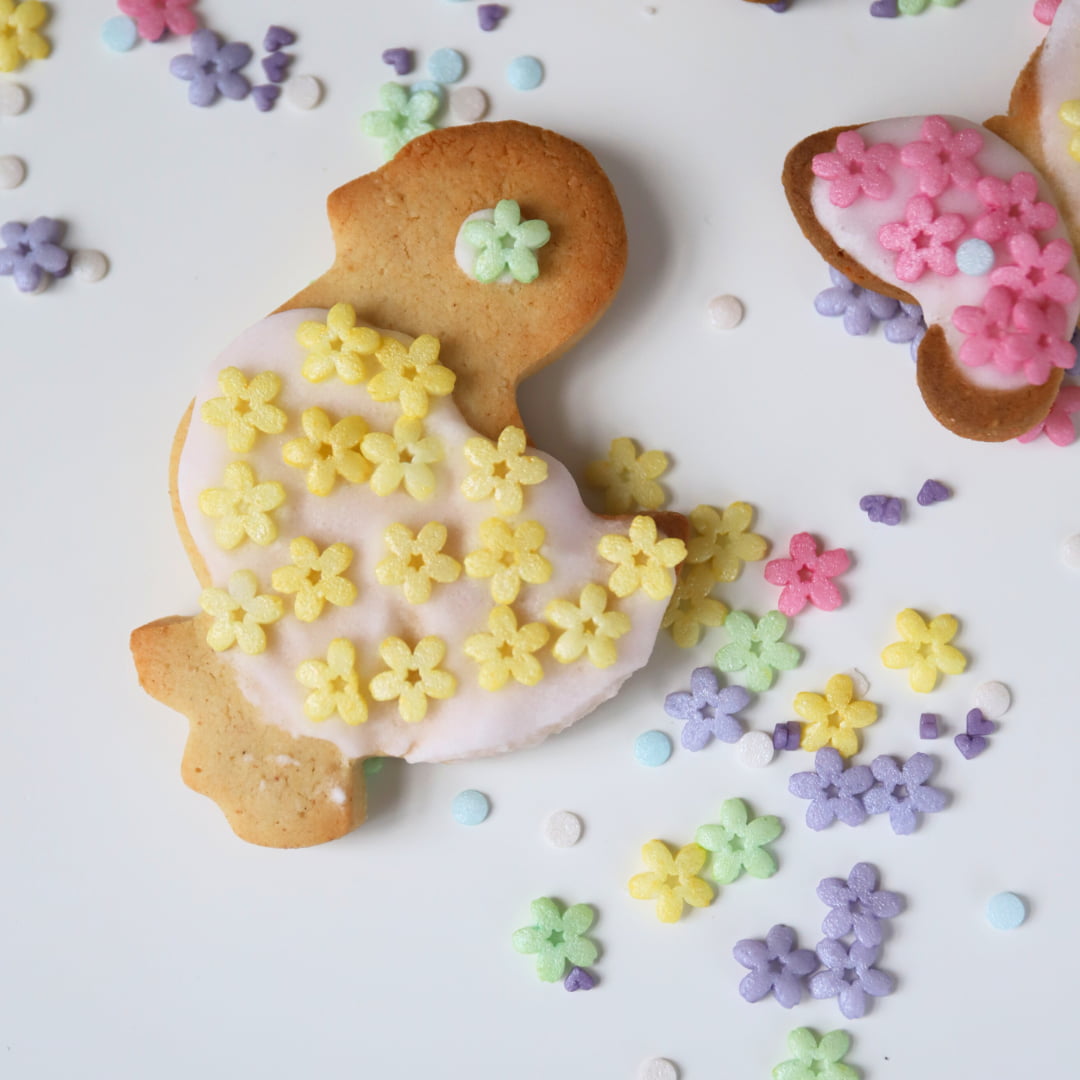 Zuckerfreier Streuselmix Flower Power