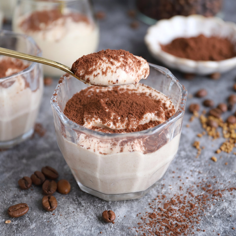 PROBEPACKUNG: Tiramisu Creme Dessert ohne Zucker  (80 g)