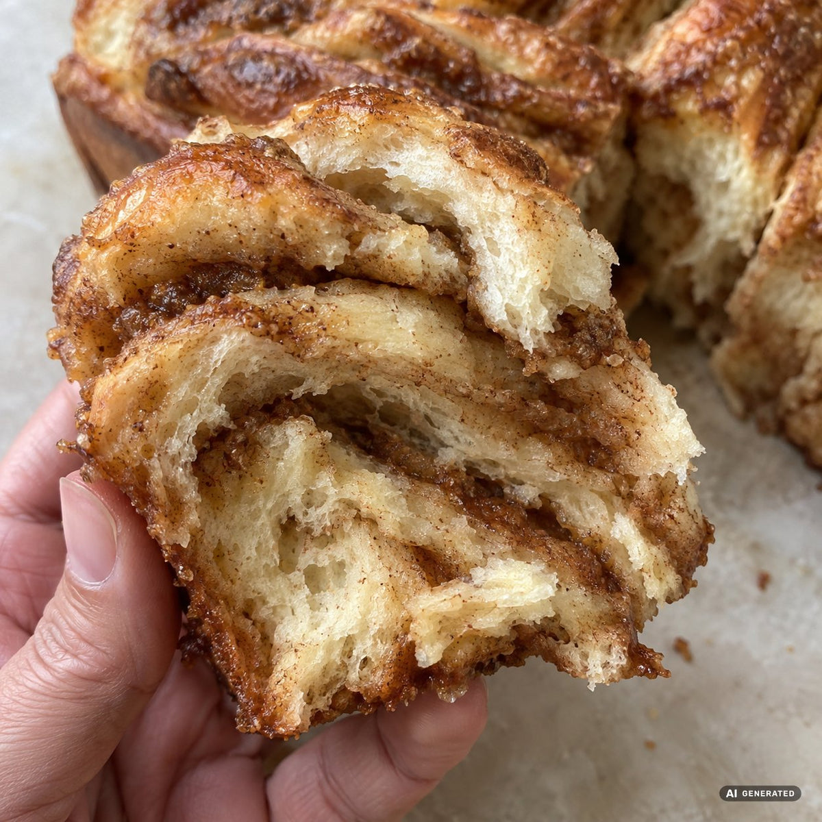 Low-Carb & Keto Zimt-Zupfbrot