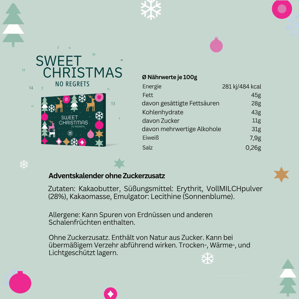 Lower-Carb* Schoko Adventskalender