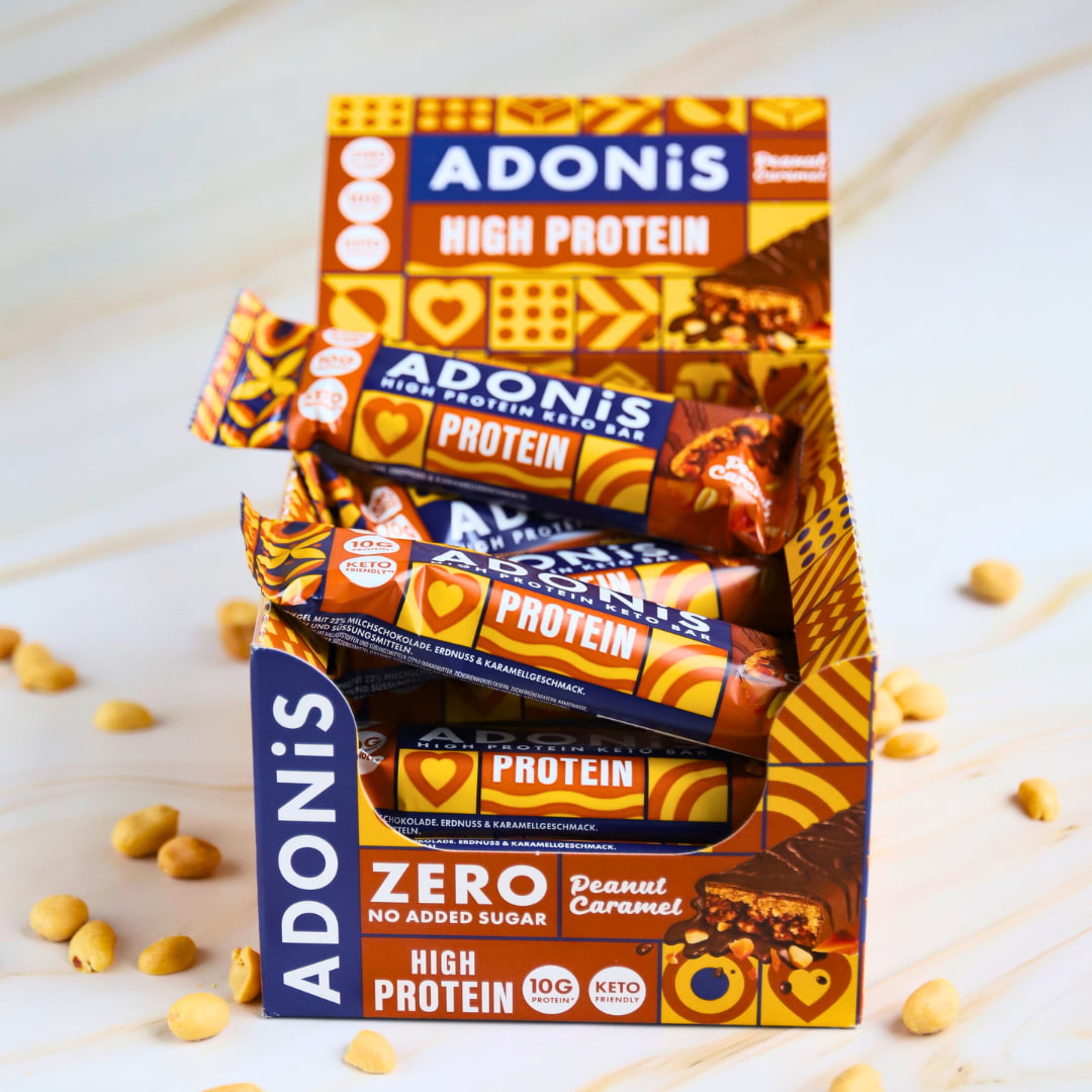 Proteinriegel Peanut Caramel | 16er Maxipack