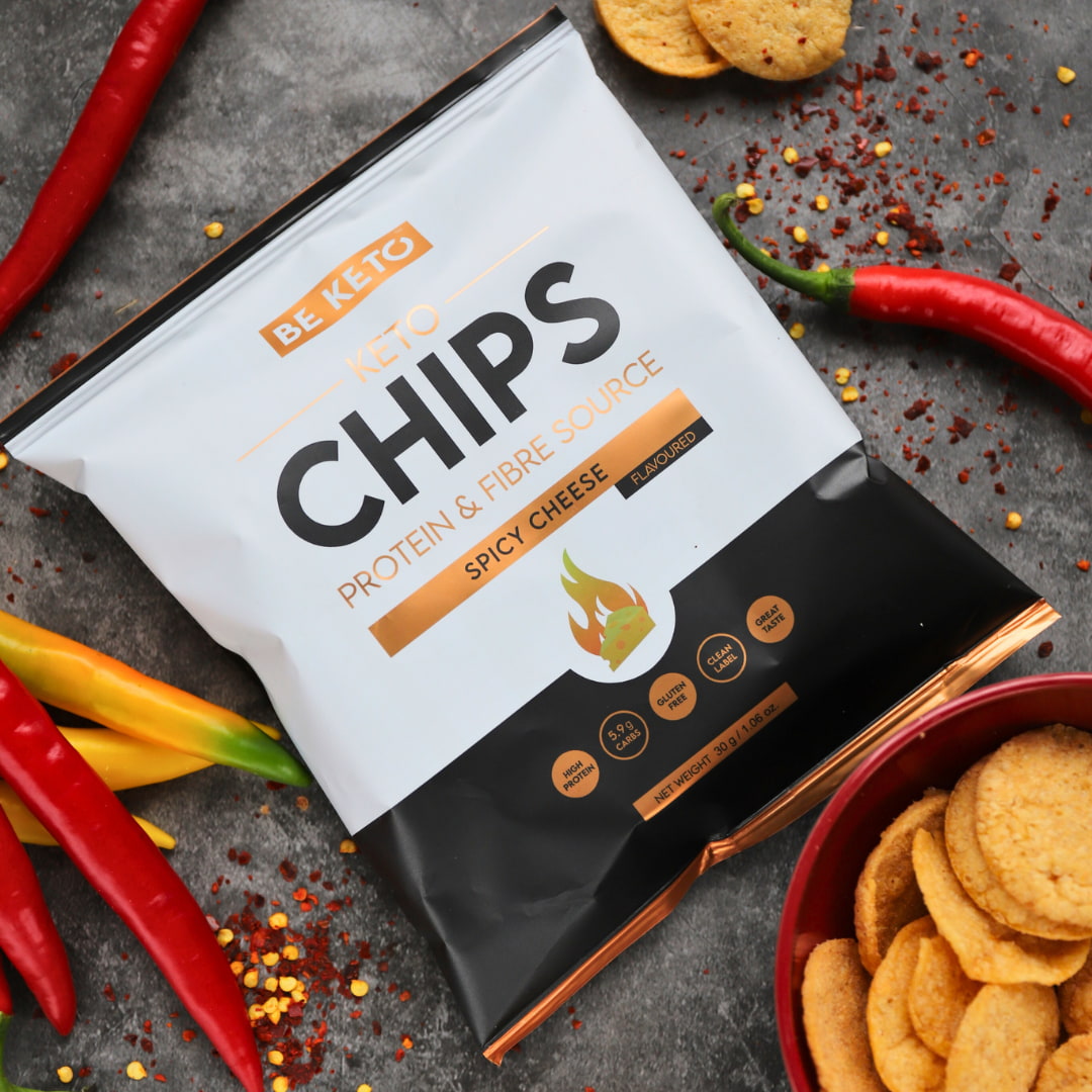 Keto Chips | Spicy Cheese