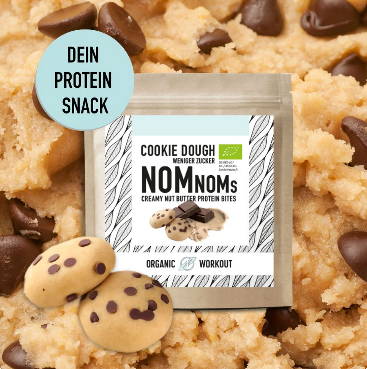 NomNoms Protein Bites | Cookie Dough | Bio