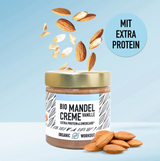 Mandelcreme mit Whey-Proteinpulver | Bio