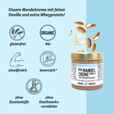 Mandelcreme mit Whey-Proteinpulver | Bio