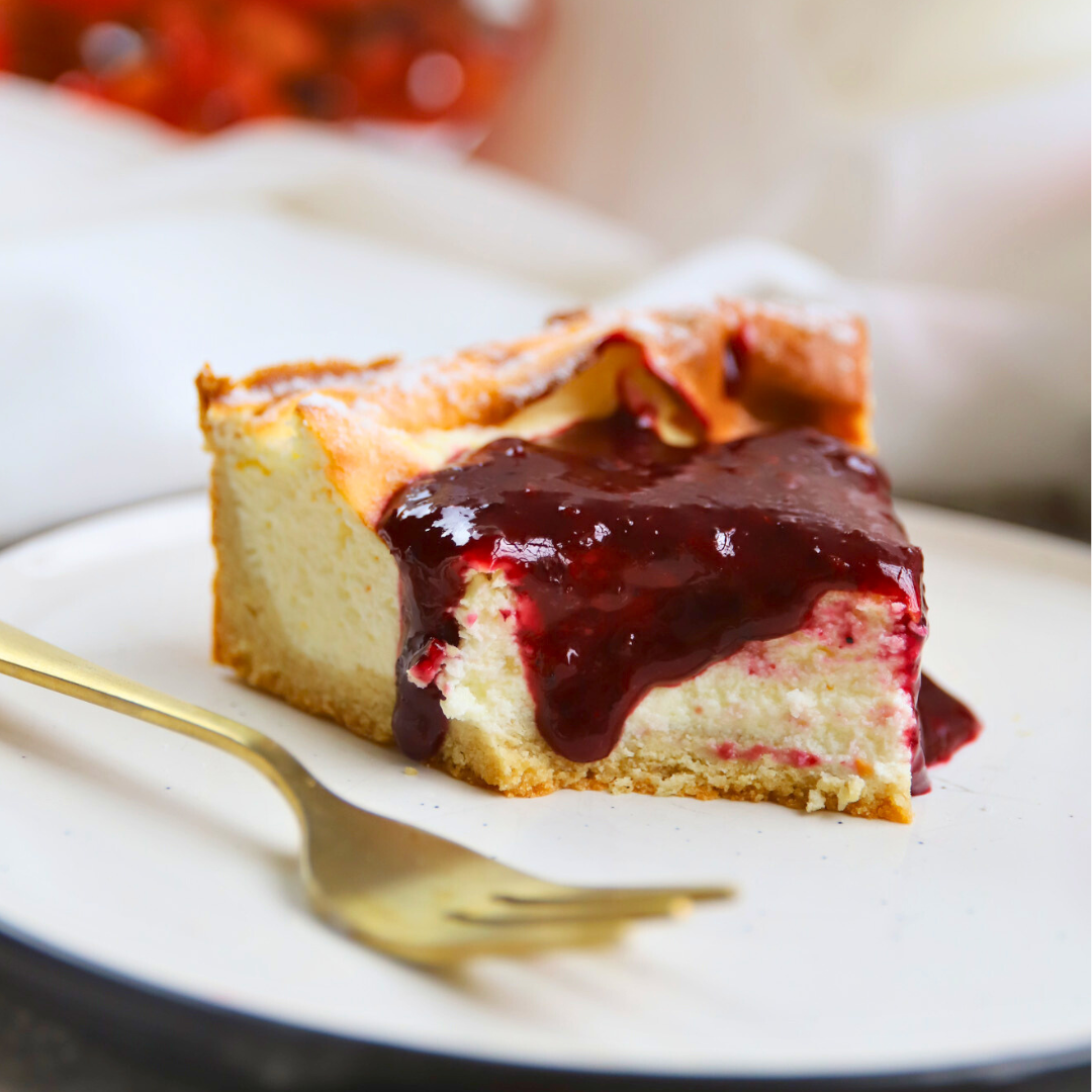 Low-Carb Käsekuchen mit Mönchsfrucht