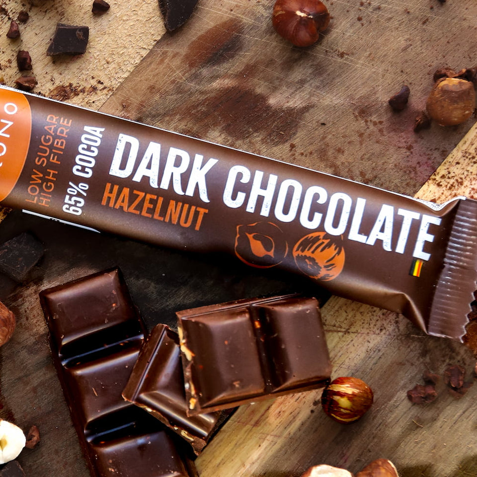 Dark Chocolate Hazelnut Schokoriegel