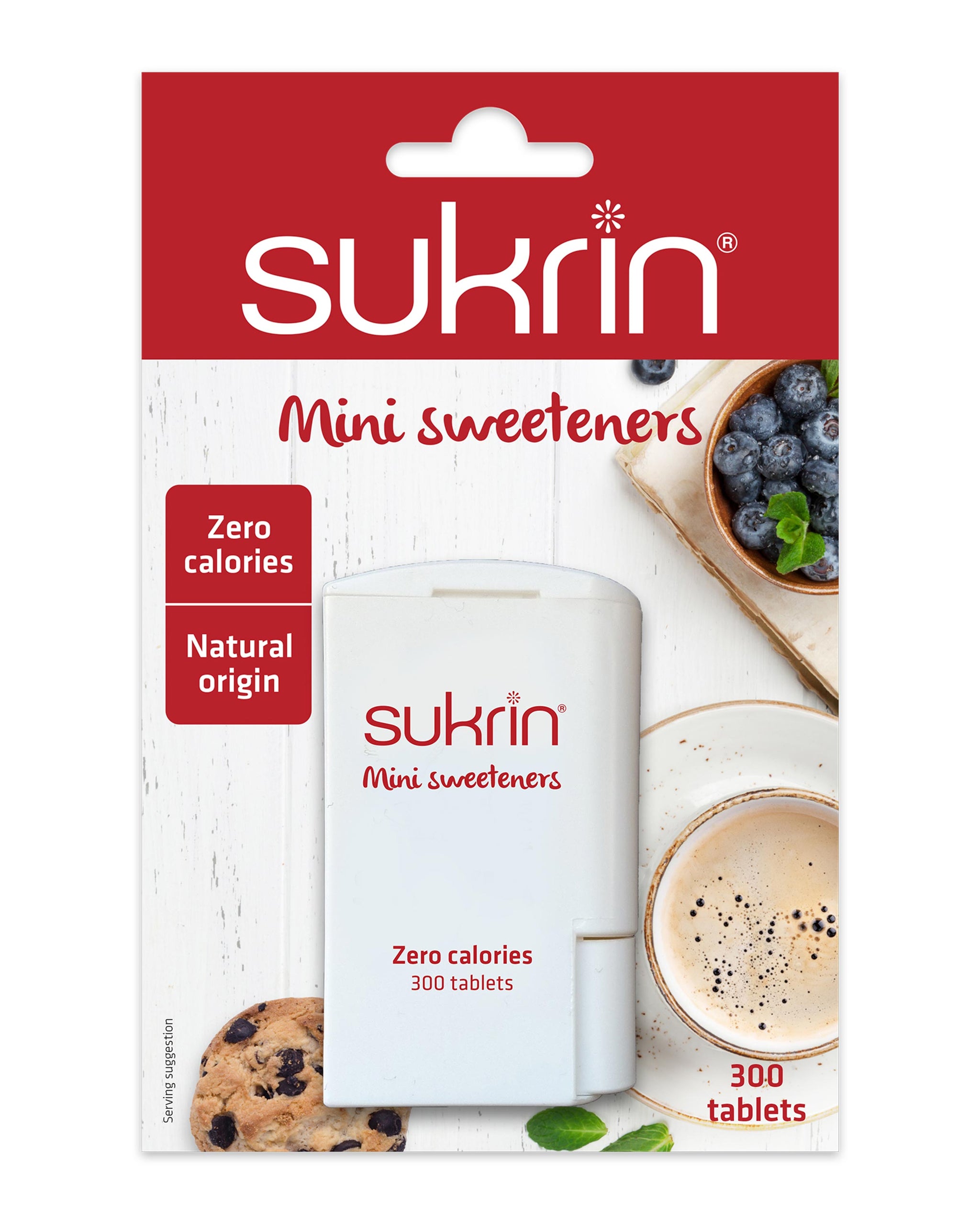 Sukrin mini Sweeteners Erythrit & Stevia Spender 18 g