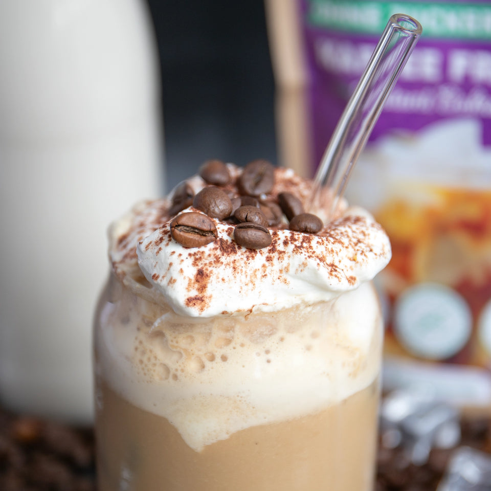 Lower-Carb* Frappé | Eiskaffee Pulver