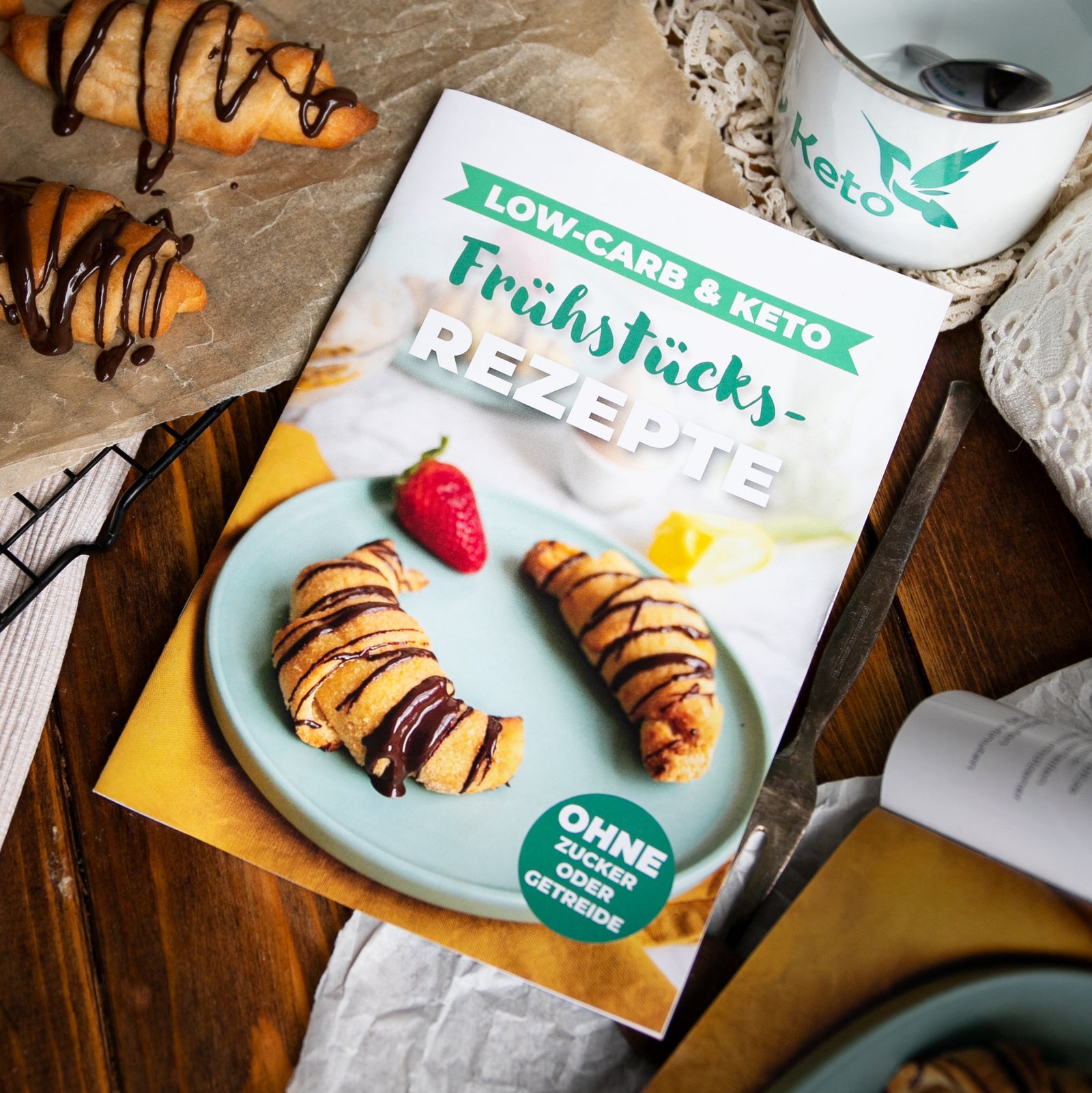 Lower-Carb* & Keto Frühstücks-Rezepte | Rezepte-Heft