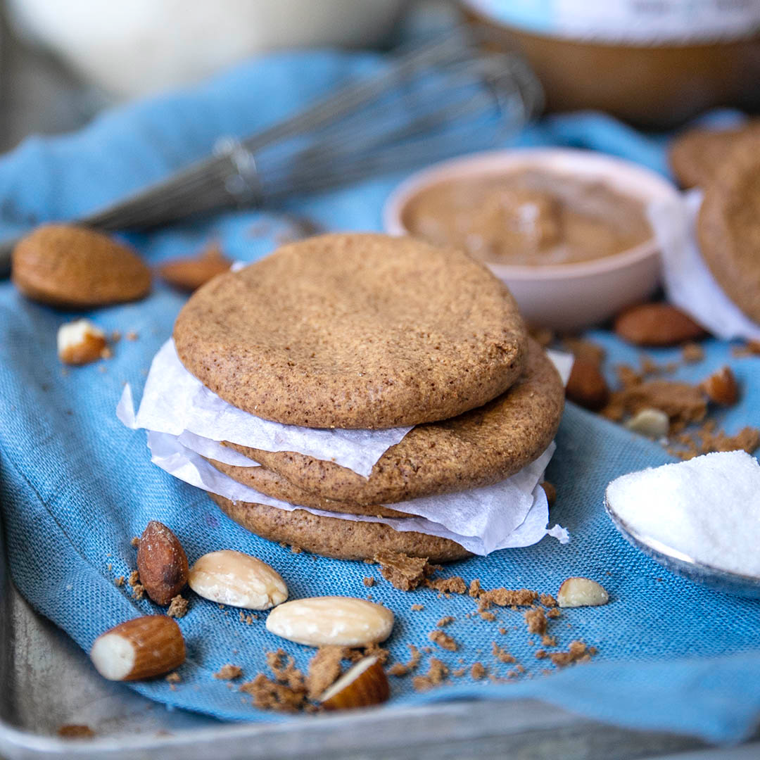 3 Zutaten Low-Carb Mandel-Cookies