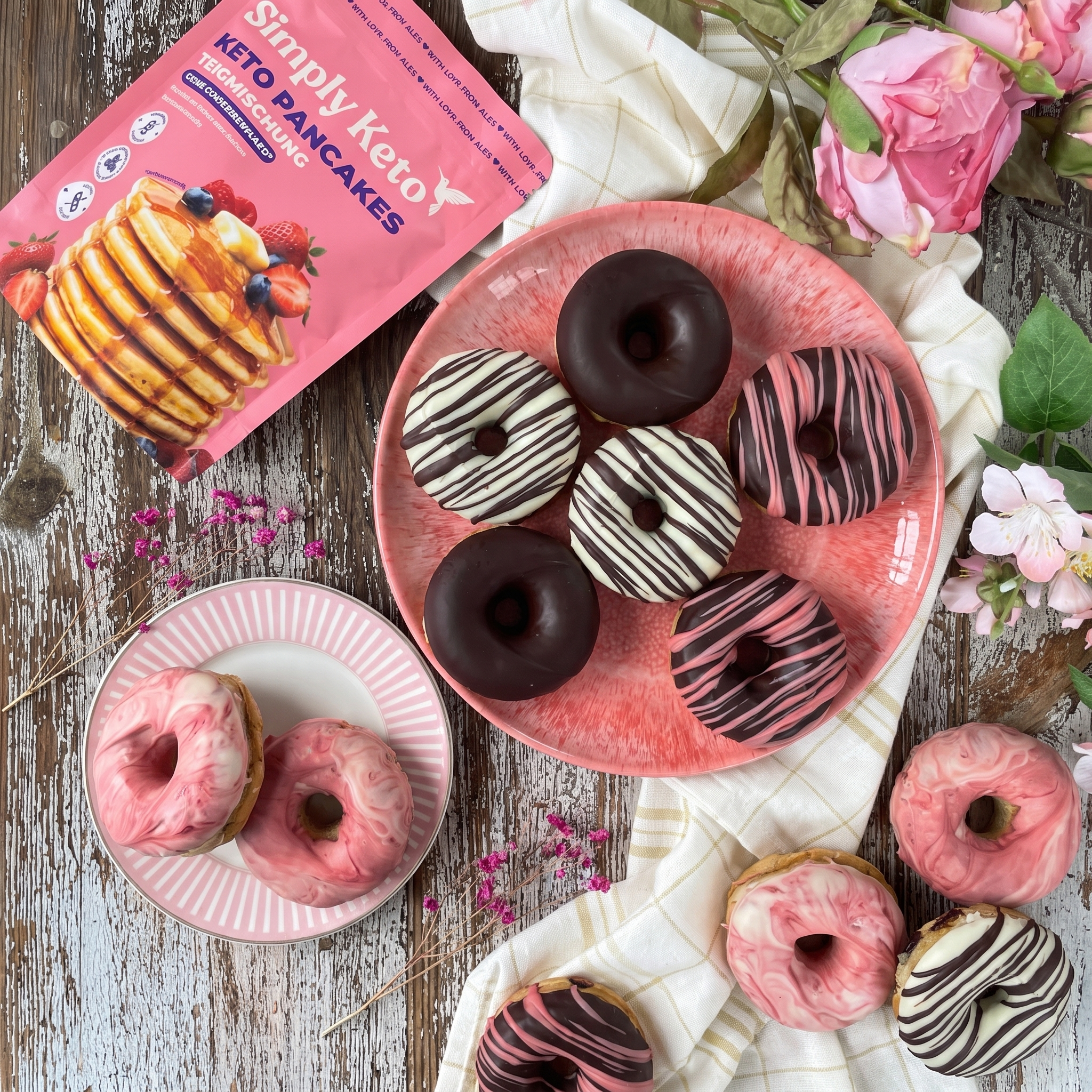 Low-Carb & Keto Donuts ohne Zucker