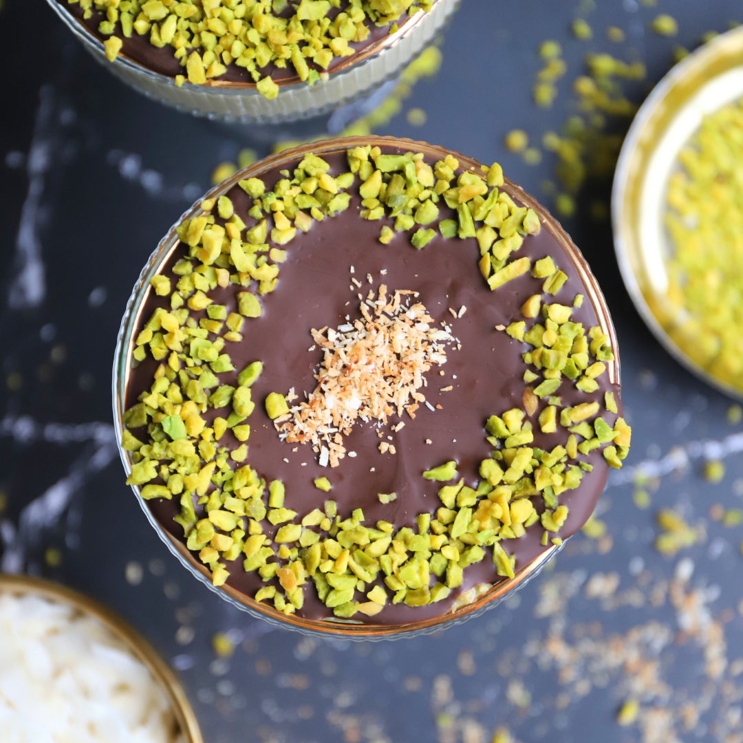 Low-Carb Pistazien-Kokos Creme