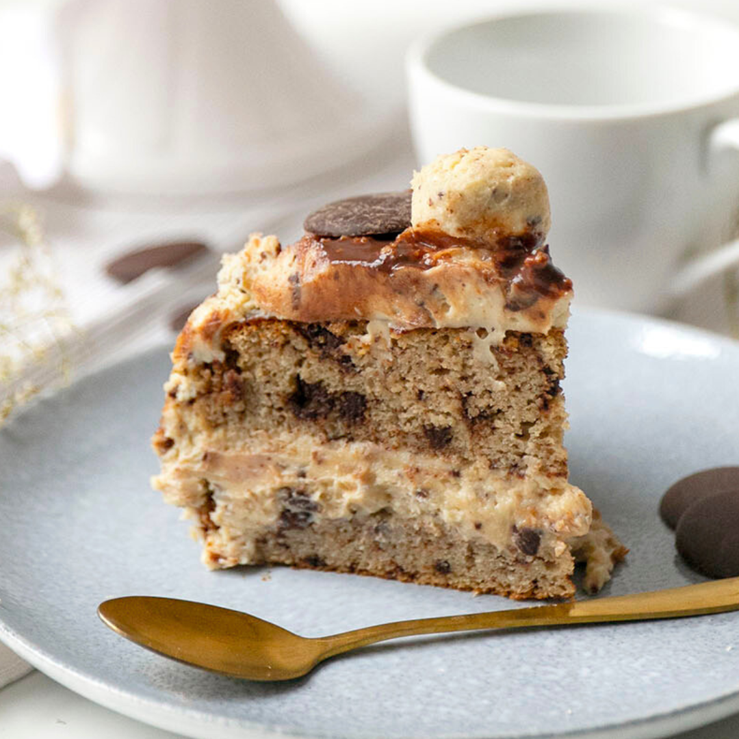 Low-Carb & Keto Cookie Dough Torte