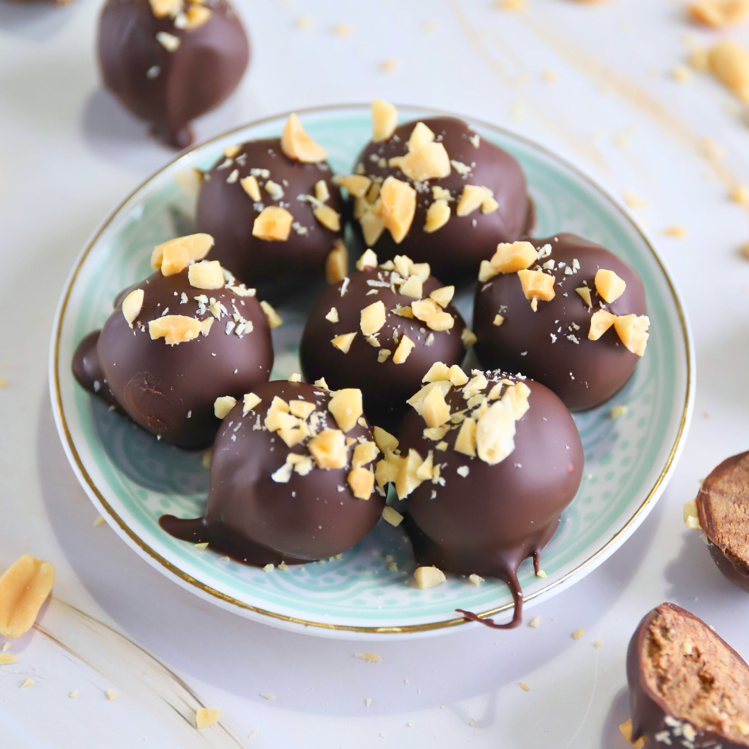 Chocolate Peanut Butter Protein Balls