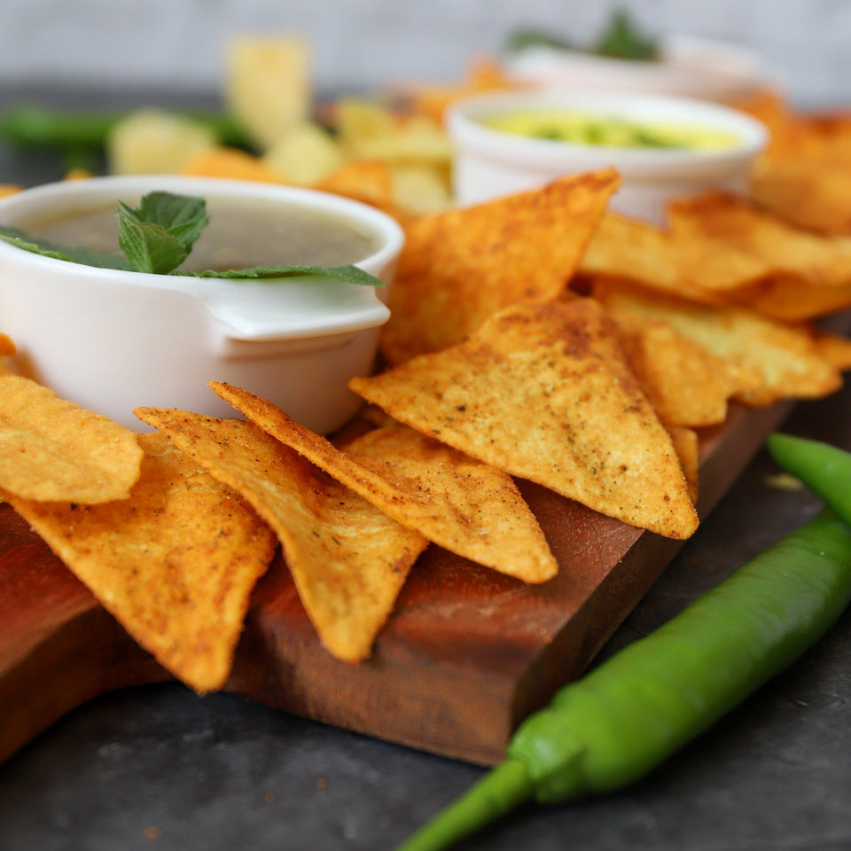 Nacho Cheese Protein Chips Tortilla Style