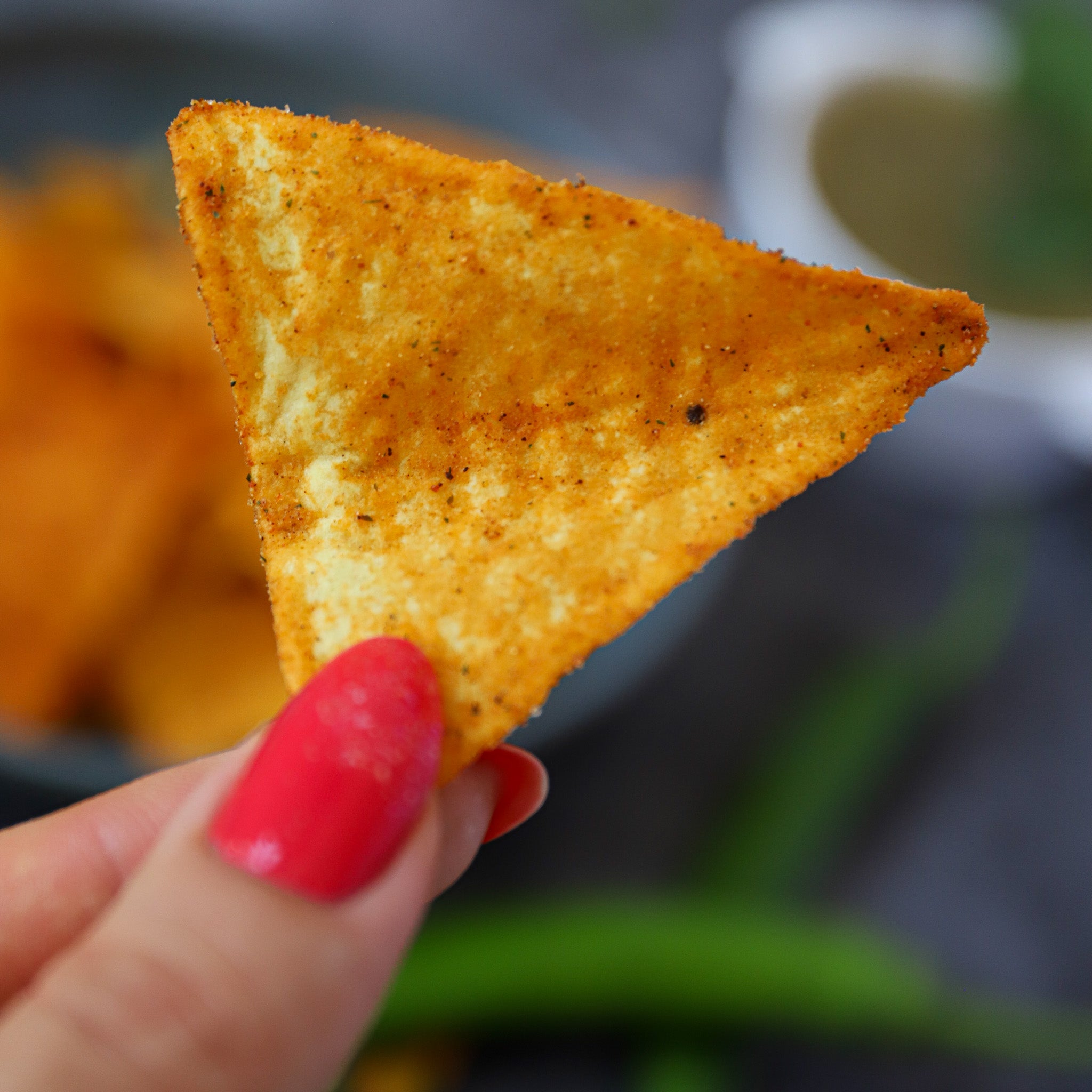 Nacho Cheese Protein Chips Tortilla Style