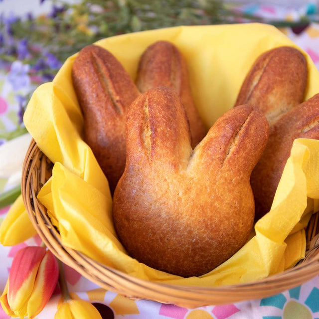 Lower-Carb* Osterhasen Brioche