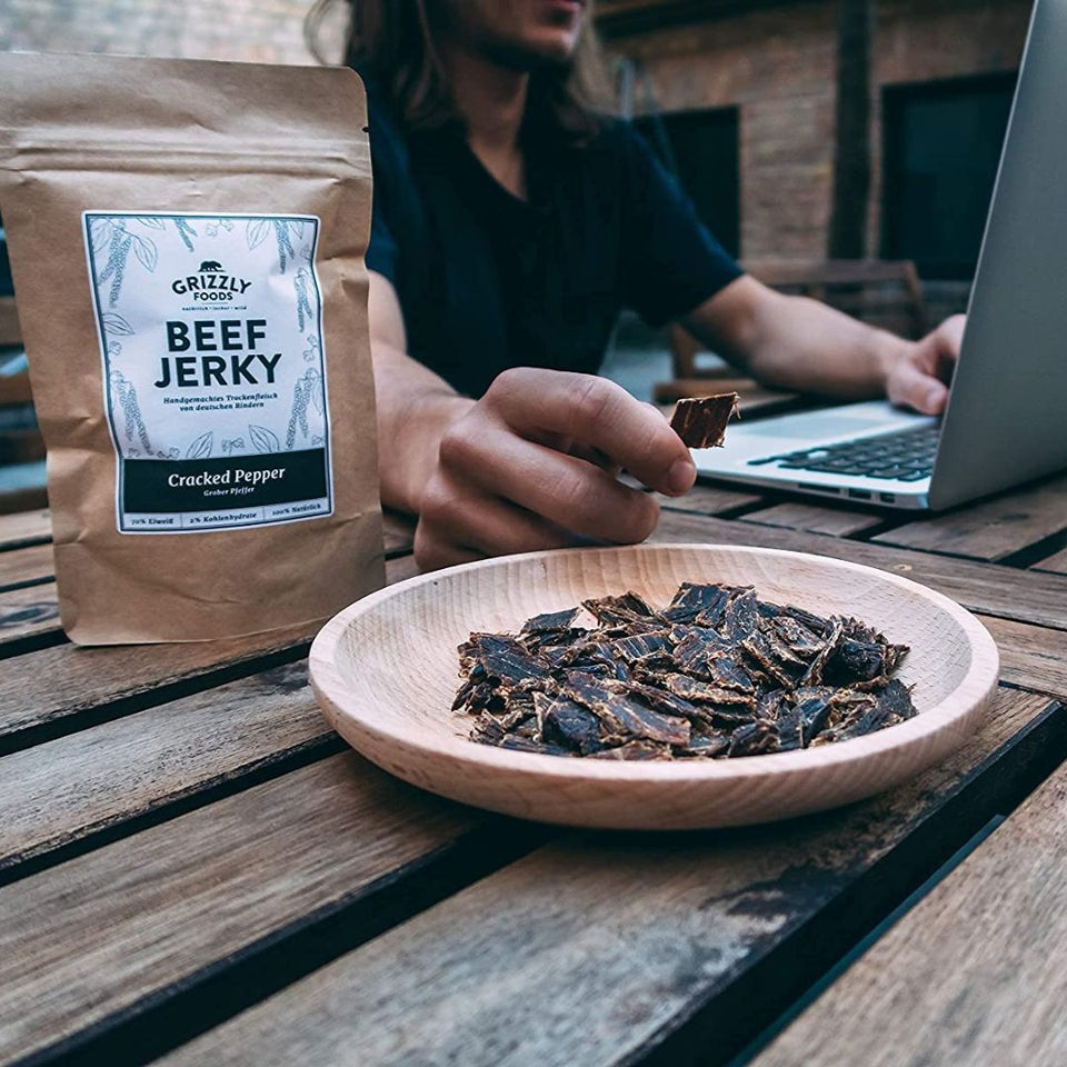 Beef Jerky Cracked Pepper | 50g