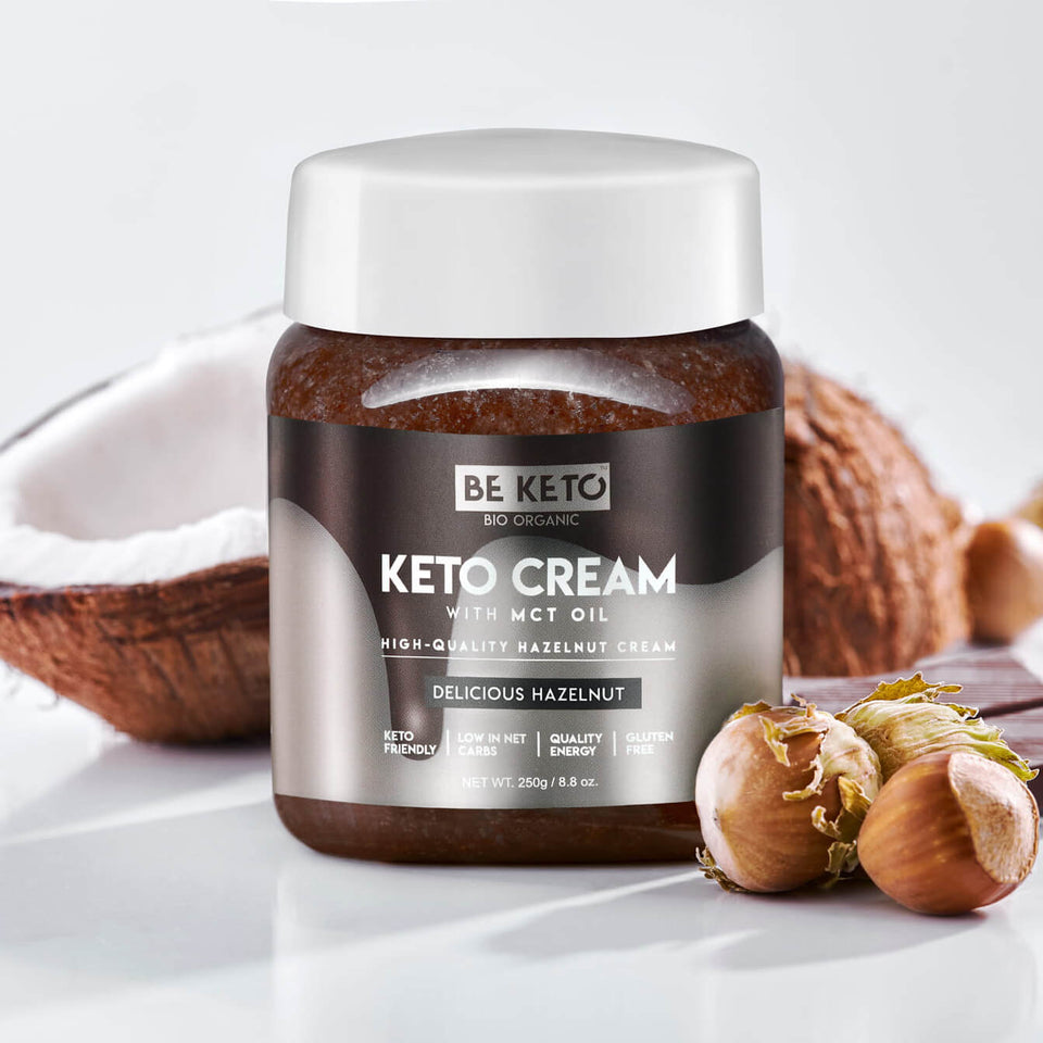 Keto Vegane Haselnuss Creme mit MCT-Öl