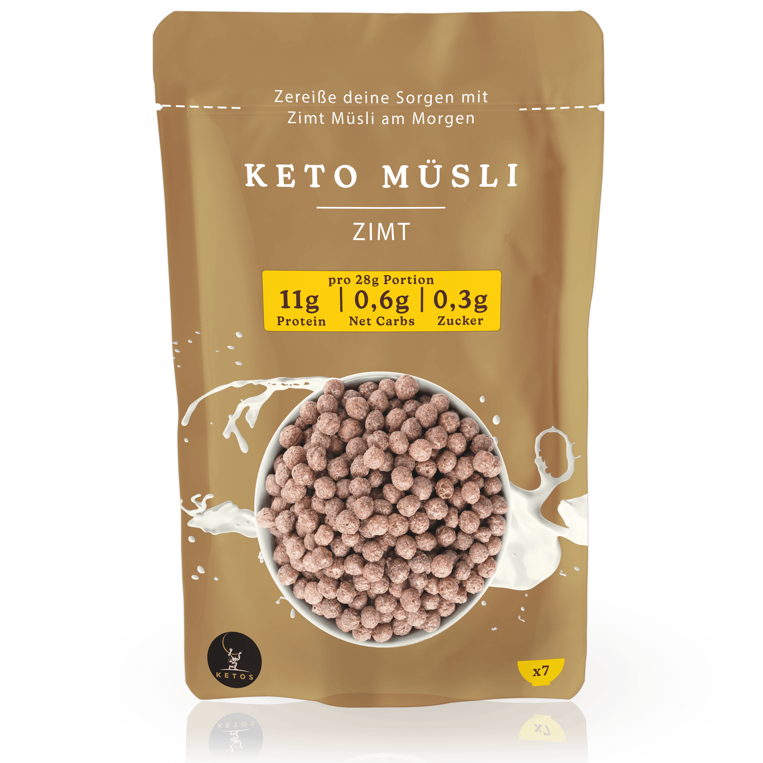 Keto Zimt Müsli