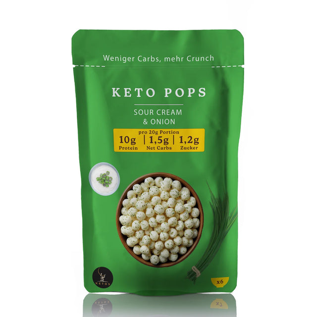 Keto Pops Sour Cream & Onion
