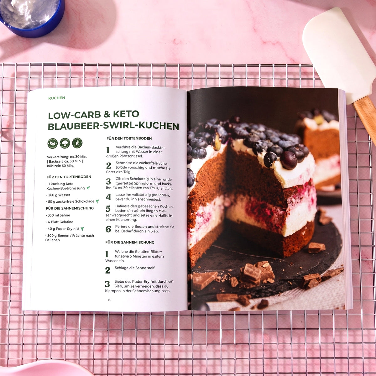 Best of Simply Keto | Low-Carb Torten & Kuchen Rezepte-Heft