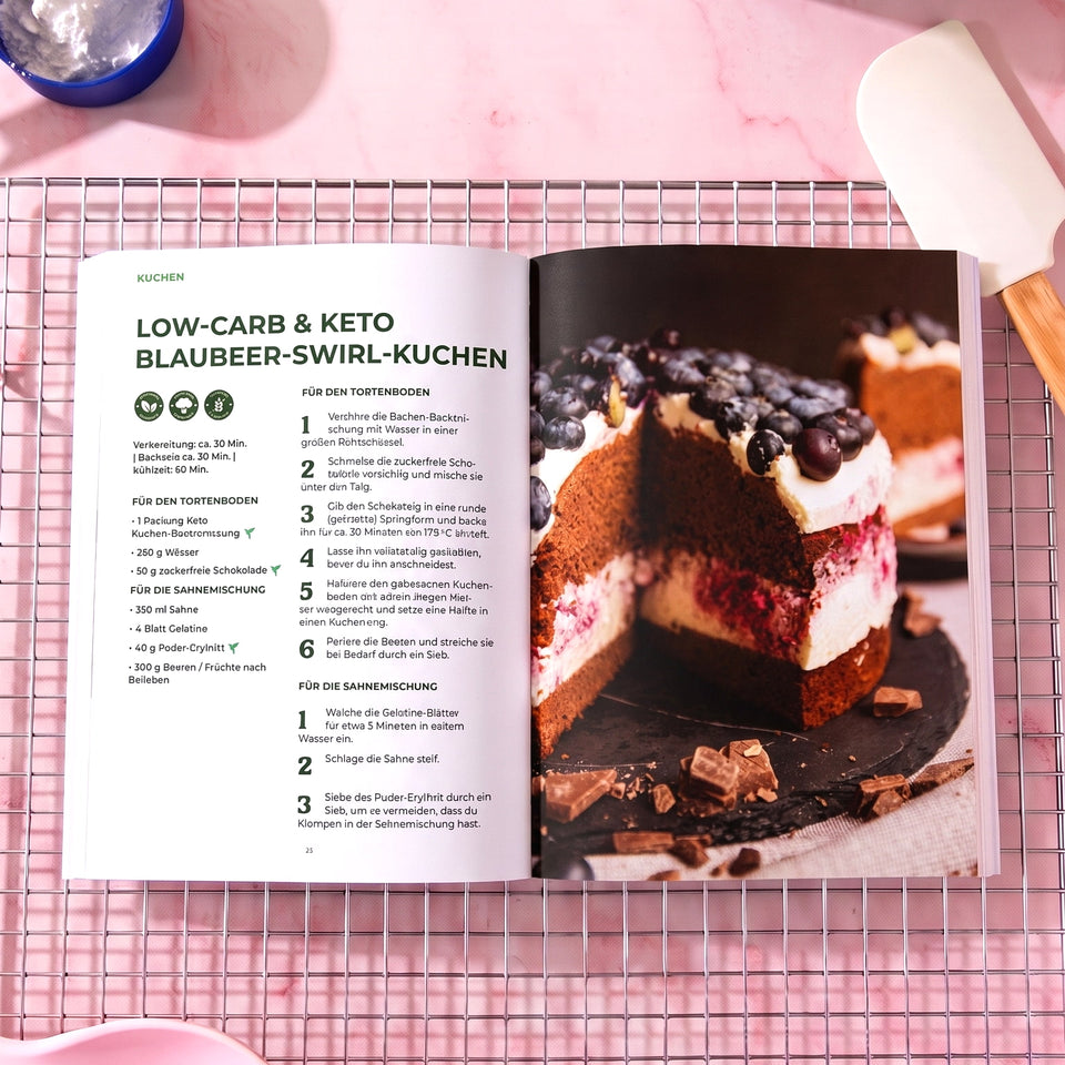 Best of Simply Keto | Low-Carb Torten & Kuchen Rezepte-Heft