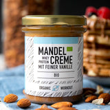 Mandelcreme mit Whey-Proteinpulver | Bio