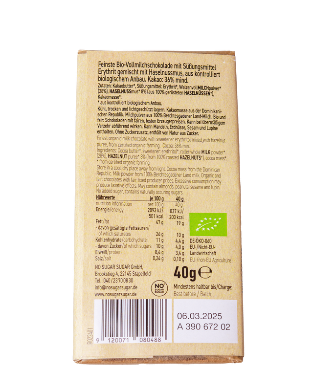 Schokolade | Bio | Nusscrème