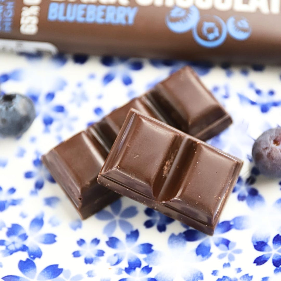 Dark Chocolate Blueberry Schokoriegel | 20er Maxipack