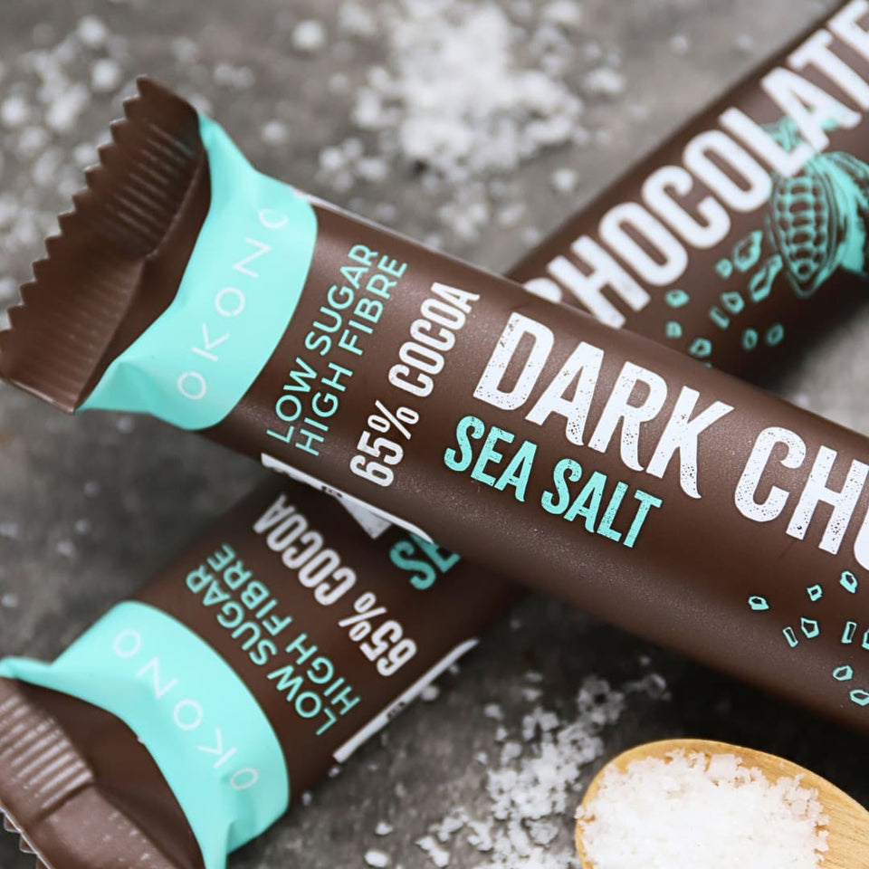 Dark Chocolate Sea Salt Schokoriegel