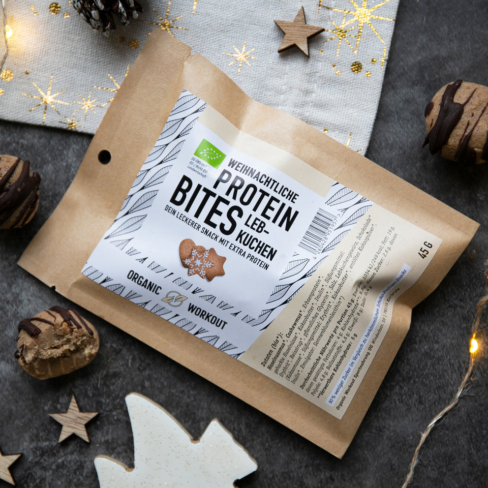 Protein Bites | Winterliche Lebkuchen | Bio