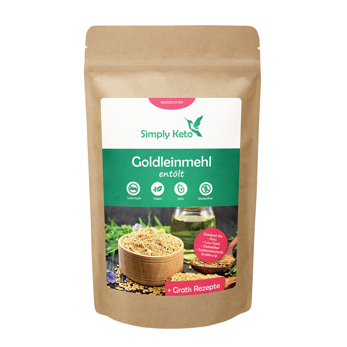 Goldleinmehl 500 g | entölt