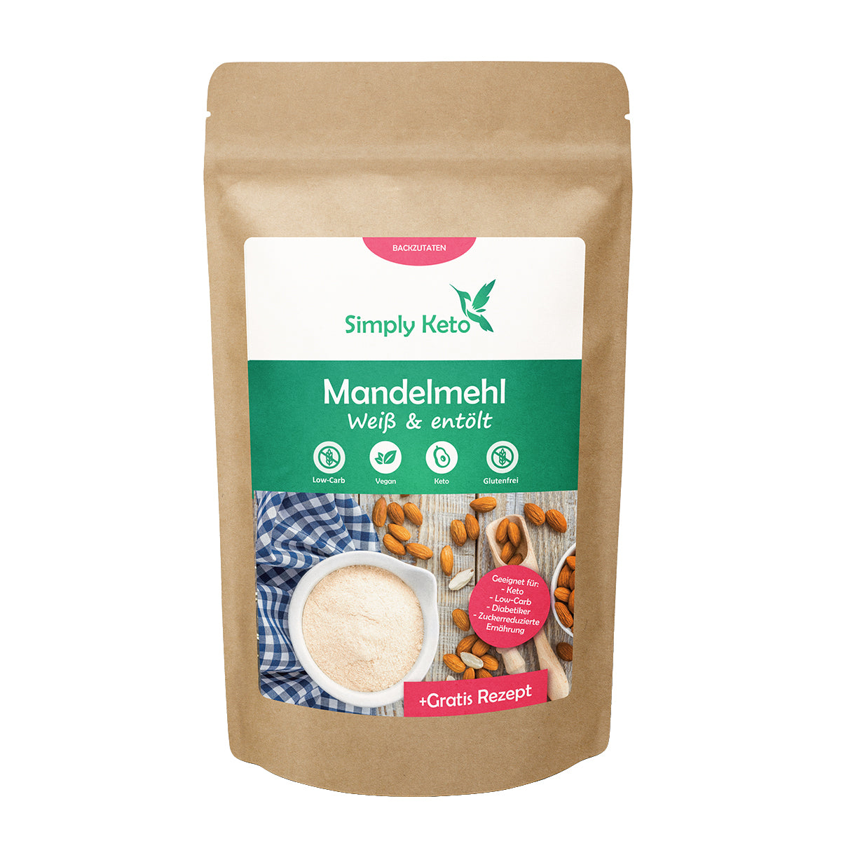 Mandelmehl | weiß & entölt | 500 g