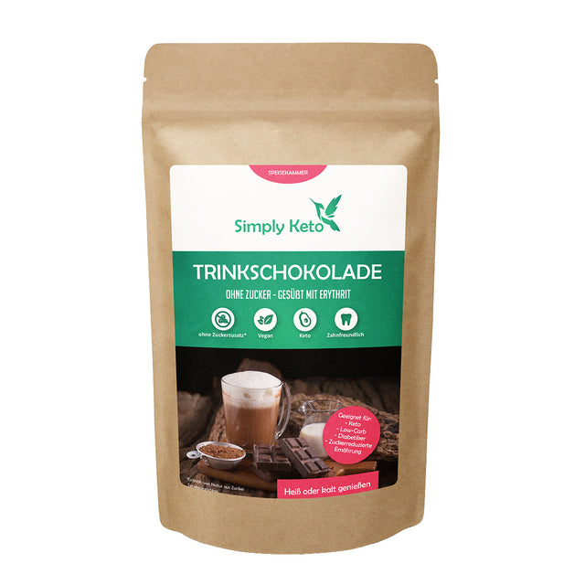 Trinkschokolade Erythrit 180 g