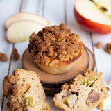 Apfel-Rhabarber Streusel Muffins 2er Pack