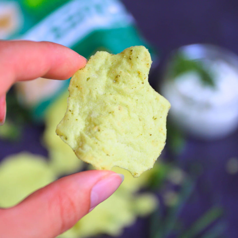 Sour Cream & Onion Protein Chips Original Style  | 8er Maxipack