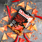 Hot & Spicy Protein Chips Tortilla Style  | 8er Maxipack