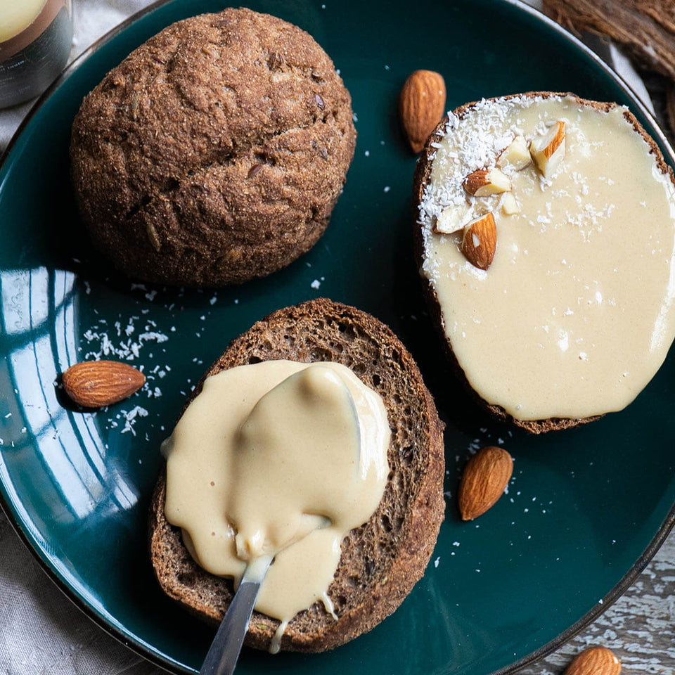 Keto Vegane Mandel Vanille Creme mit MCT-Öl