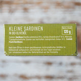 Kleine Sardinen in Bio Olivenöl