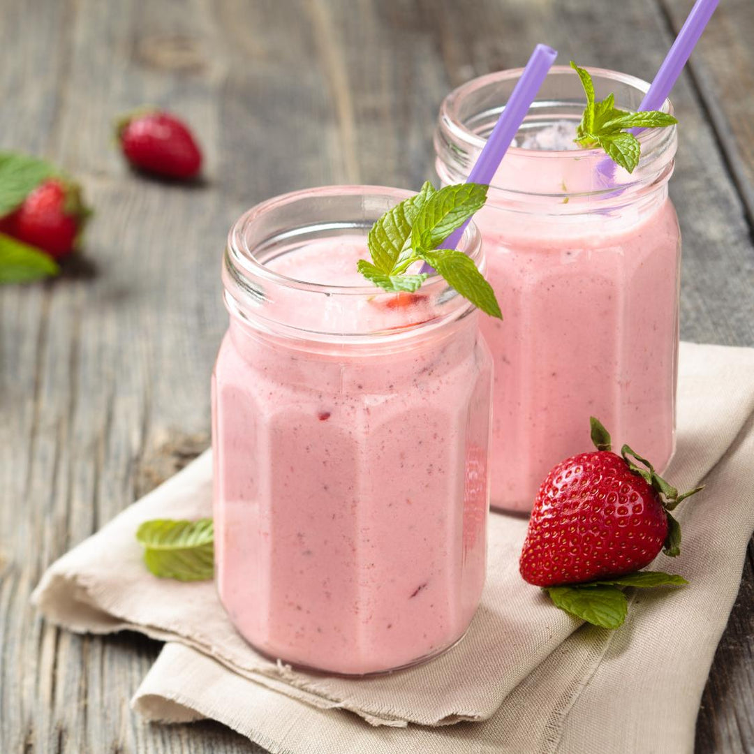 Strawberry Milkshake - Keto, Low-Carb, Paleo