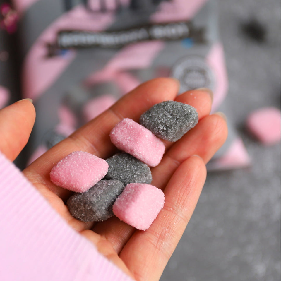 Lower-Carb* Schaum-Gummis | RASPBERRY RIOT