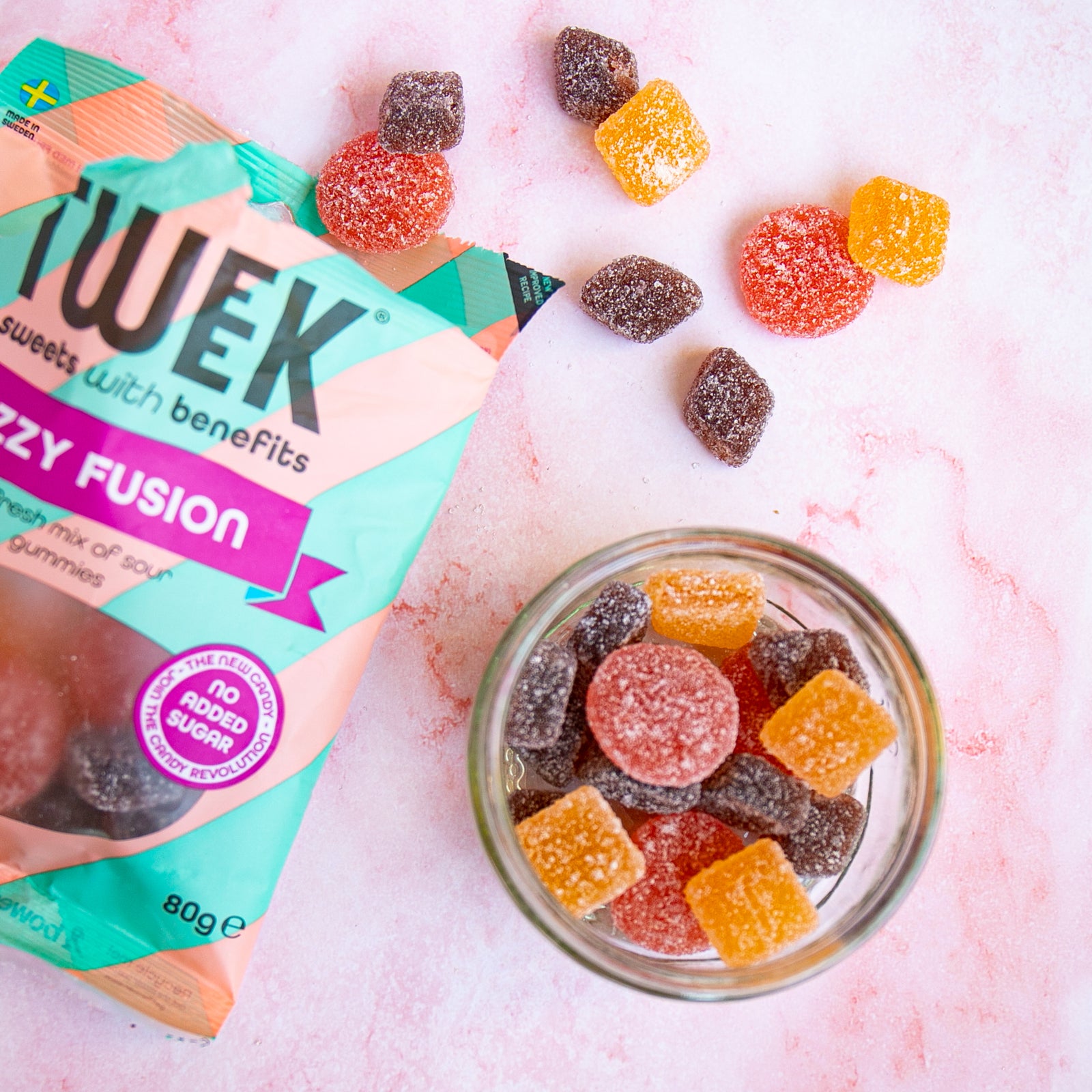 Lower-Carb* Gummis | Spritziger Mix Fizzy Fusion