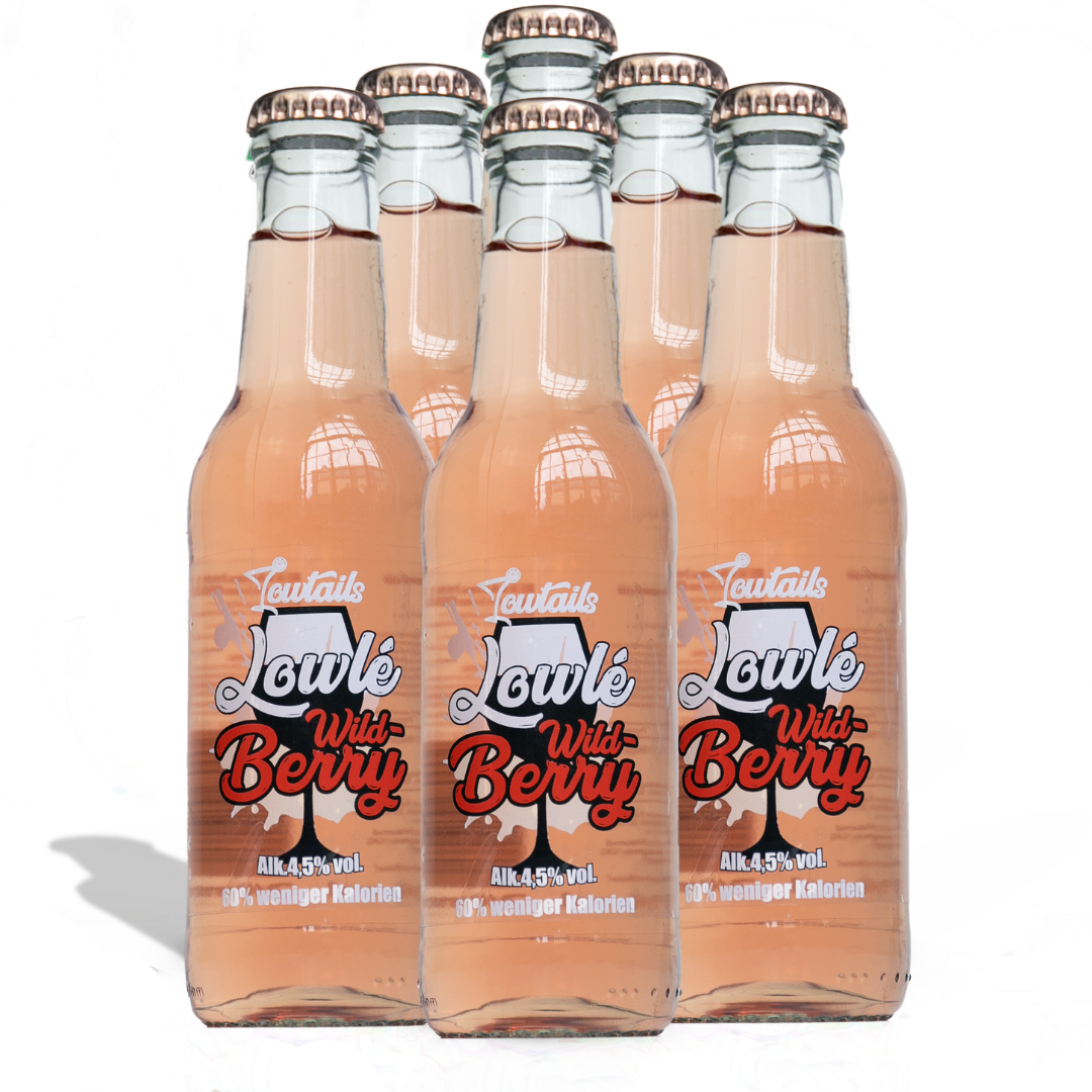 Lowlé Wildberry | Alkoholhaltiger Cocktail | 6er Pack