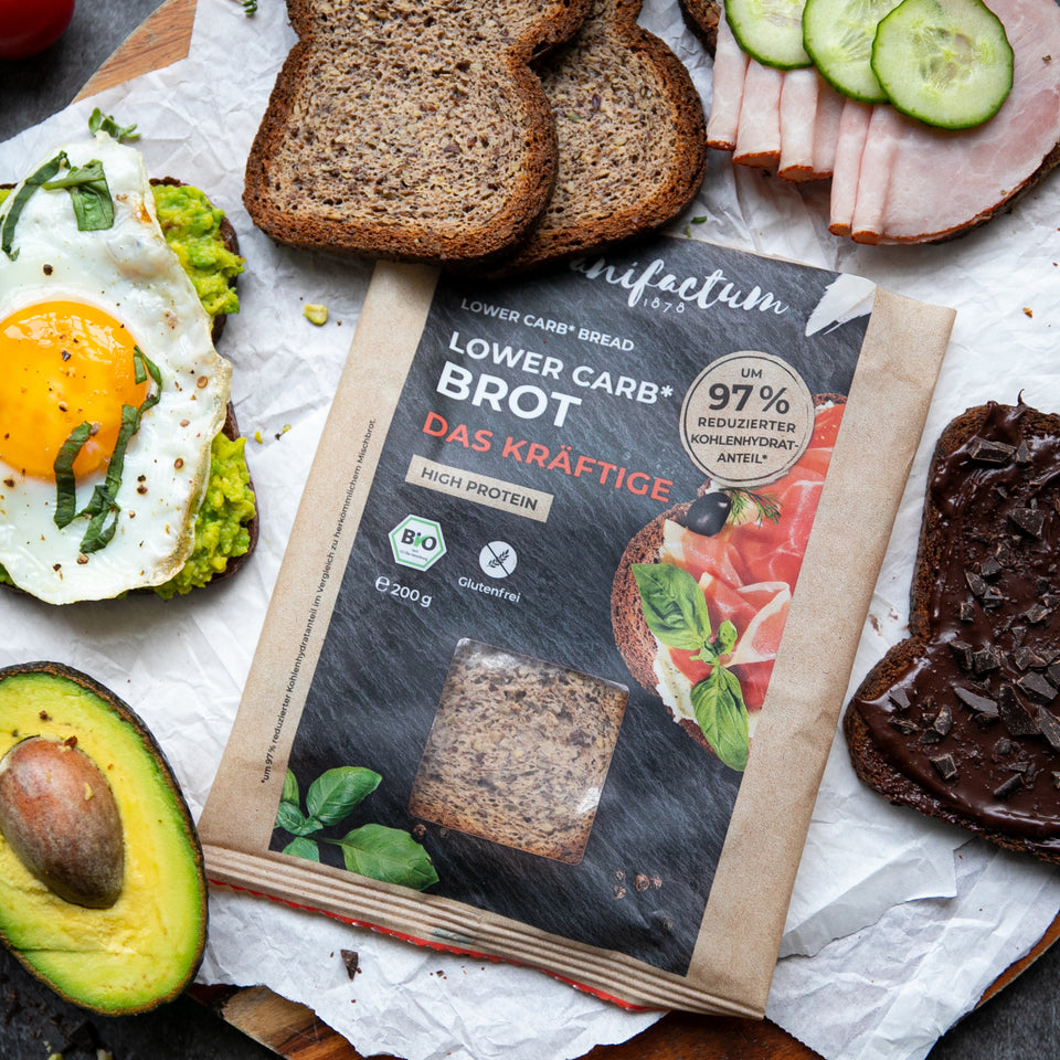 Lower-Carb* Brot | Das Kräftige | Bio